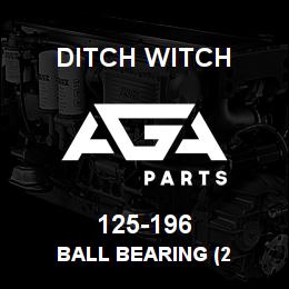 125-196 Ditch Witch BALL BEARING (2 | AGA Parts