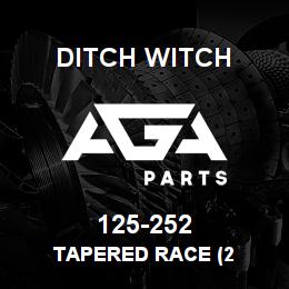 125-252 Ditch Witch TAPERED RACE (2 | AGA Parts