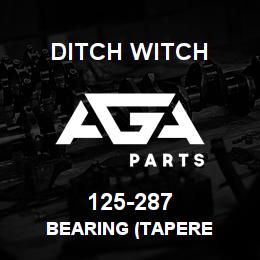 125-287 Ditch Witch BEARING (TAPERE | AGA Parts