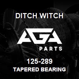 125-289 Ditch Witch TAPERED BEARING | AGA Parts