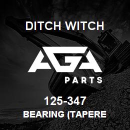 125-347 Ditch Witch BEARING (TAPERE | AGA Parts