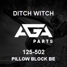 125-502 Ditch Witch PILLOW BLOCK BE | AGA Parts