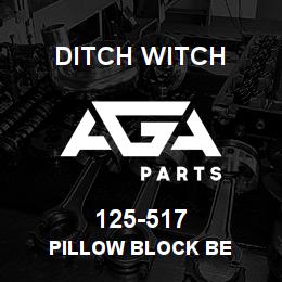 125-517 Ditch Witch PILLOW BLOCK BE | AGA Parts