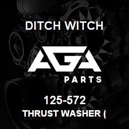 125-572 Ditch Witch THRUST WASHER ( | AGA Parts