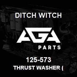 125-573 Ditch Witch THRUST WASHER ( | AGA Parts