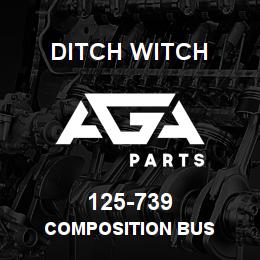 125-739 Ditch Witch COMPOSITION BUS | AGA Parts