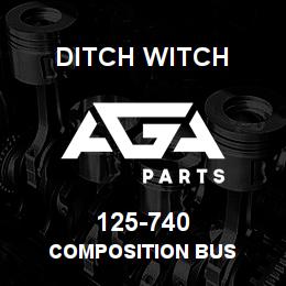125-740 Ditch Witch COMPOSITION BUS | AGA Parts