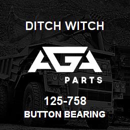 125-758 Ditch Witch BUTTON BEARING | AGA Parts