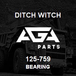 125-759 Ditch Witch BEARING | AGA Parts