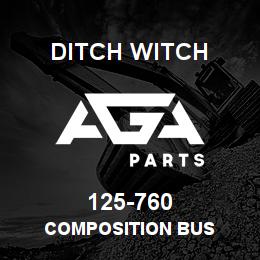 125-760 Ditch Witch COMPOSITION BUS | AGA Parts