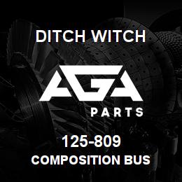 125-809 Ditch Witch COMPOSITION BUS | AGA Parts