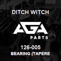 126-005 Ditch Witch BEARING (TAPERE | AGA Parts