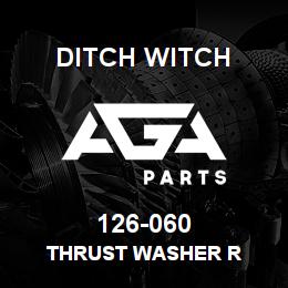 126-060 Ditch Witch THRUST WASHER R | AGA Parts