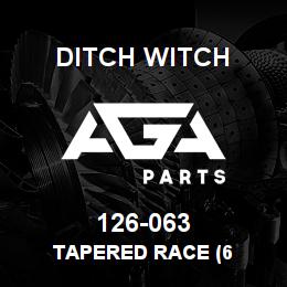 126-063 Ditch Witch TAPERED RACE (6 | AGA Parts
