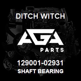 129001-02931 Ditch Witch SHAFT BEARING | AGA Parts