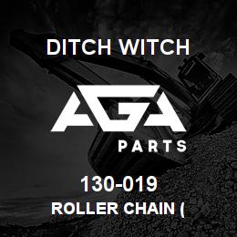 130-019 Ditch Witch ROLLER CHAIN ( | AGA Parts
