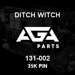 131-002 Ditch Witch 35K PIN | AGA Parts