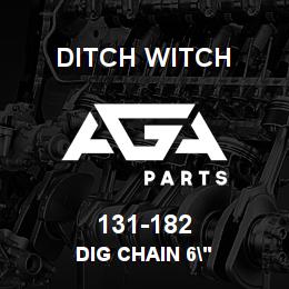 131-182 Ditch Witch DIG CHAIN 6" | AGA Parts