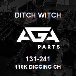 131-241 Ditch Witch 110K DIGGING CH | AGA Parts