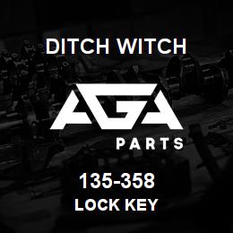 135-358 Ditch Witch LOCK KEY | AGA Parts