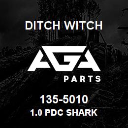 135-5010 Ditch Witch 1.0 PDC SHARK | AGA Parts