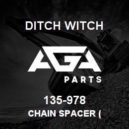 135-978 Ditch Witch CHAIN SPACER ( | AGA Parts