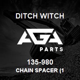 135-980 Ditch Witch CHAIN SPACER (1 | AGA Parts