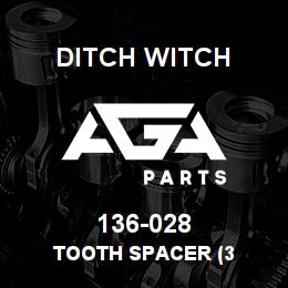 136-028 Ditch Witch TOOTH SPACER (3 | AGA Parts