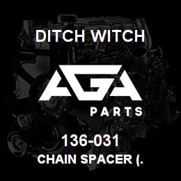 136-031 Ditch Witch CHAIN SPACER (. | AGA Parts