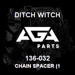 136-032 Ditch Witch CHAIN SPACER (1 | AGA Parts
