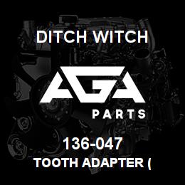 136-047 Ditch Witch TOOTH ADAPTER ( | AGA Parts