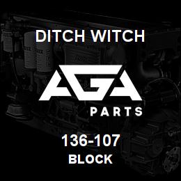 136-107 Ditch Witch BLOCK | AGA Parts