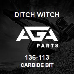 136-113 Ditch Witch CARBIDE BIT | AGA Parts