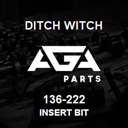 136-222 Ditch Witch INSERT BIT | AGA Parts