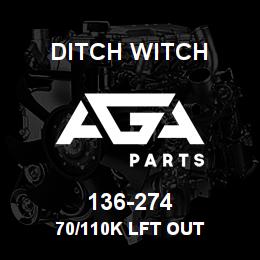 136-274 Ditch Witch 70/110K LFT OUT | AGA Parts