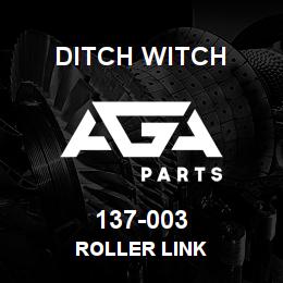 137-003 Ditch Witch ROLLER LINK | AGA Parts
