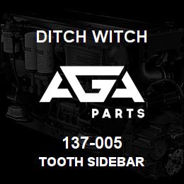 137-005 Ditch Witch TOOTH SIDEBAR | AGA Parts