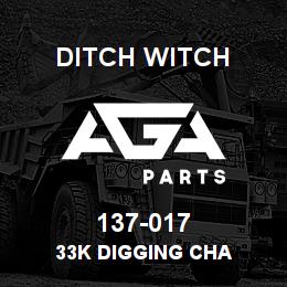 137-017 Ditch Witch 33K DIGGING CHA | AGA Parts
