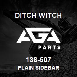 138-507 Ditch Witch PLAIN SIDEBAR | AGA Parts