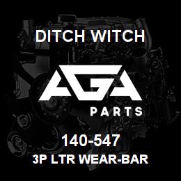 140-547 Ditch Witch 3P LTR WEAR-BAR | AGA Parts