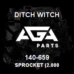 140-659 Ditch Witch SPROCKET (2.000 | AGA Parts