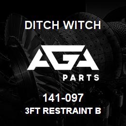 141-097 Ditch Witch 3FT RESTRAINT B | AGA Parts