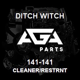 141-141 Ditch Witch CLEANER/RESTRNT | AGA Parts