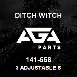 141-558 Ditch Witch 3 ADJUSTABLE S | AGA Parts