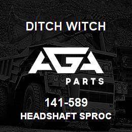 141-589 Ditch Witch HEADSHAFT SPROC | AGA Parts