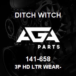 141-658 Ditch Witch 3P HD LTR WEAR- | AGA Parts