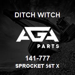141-777 Ditch Witch SPROCKET 56T X | AGA Parts