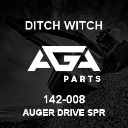 142-008 Ditch Witch AUGER DRIVE SPR | AGA Parts