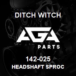 142-025 Ditch Witch HEADSHAFT SPROC | AGA Parts