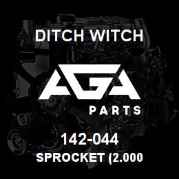 142-044 Ditch Witch SPROCKET (2.000 | AGA Parts